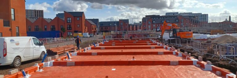 Gas membrane installation